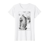 St Ignatius Loyola Ad Majorem Dei Gloriam Catholic Vintage Value Graphic T-Shirt, Women, White, L