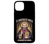 St Ignatius of Loyola Ad Maiorem Dei Gloriam Catholic Jesuit Case for iPhone 15 Plus