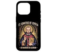 St Ignatius of Loyola Ad Maiorem Dei Gloriam Catholic Jesuit Case for iPhone 16 Pro