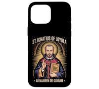 St Ignatius of Loyola Ad Maiorem Dei Gloriam Catholic Jesuit Case for iPhone 16 Pro Max