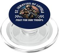 St Ignatius of Loyola Catholic Patron Saint of Soldiers Pray PopSockets PopGrip for MagSafe