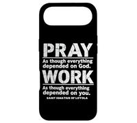 St Ignatius of Loyola Pray Work Catholic Saint Quotes Case for iPhone Air