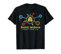 St Isidore of Seville Saint Catholic Computer Internet T-Shirt