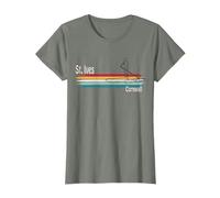 St. Ives Cornwall SUP Paddleboard Beach T-Shirt