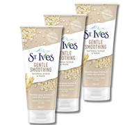St. Ives Gentle Smoothing Oatmeal Scrub & Mask, 150 ml (Pack of 3) - Nourishing Dual-Action Facial Treatment for Exfoliation and Hydration, Leaving Skin Soft, Radiant, and Visibly Healthy
