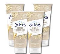 St. Ives Gentle Smoothing Oatmeal Scrub & Mask, 150 ml (Pack of 4) - Nourishing Dual-Action Facial Treatment for Exfoliation and Hydration, Leaving Skin Soft, Radiant, and Visibly Healthy