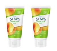 St. Ives Invigorating Apricot Facial Scrub 150ml, Deeply cleans pores, instantly revealing skin's natural radiance, Pack of 2