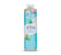 St. Ives Purifying Sea Salt & Pacific Kelp Exfoliating Body Wash (650ml) Made with Plant-Based Cleansers & 100% Natural Exfoliant 16 oz Shower Gel