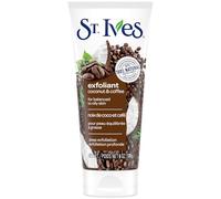 St. Ives Rise and Energize Face Scrub Deep Exfoliating (170g) Scrub Coconut and Coffee Dermatologist-Tested, 100% Natural Exfoliants Face Wash 6oz 1 Count