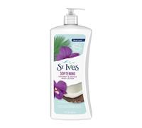 St. Ives Softening Hand & Body Lotion Moisturiser for Dry Skin Coconut & Orchid Made with 100% Natural Moisturisers 21 oz / 621ml