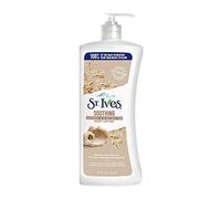 ST. Ives Soothing Hand and Body Lotion Moisturiser for Dry Skin Oatmeal and Shea Butter Made with 100 Percent Natural Moisturisers 21 oz, 621ml