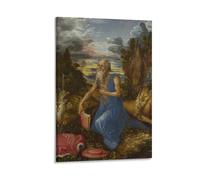 St Jerome in The Wilderness Canvas Art Poster And Wall Art Picture Print Modern Family Decor Posters 24x36inch(60x90cm)
