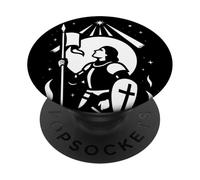 St Joan of Arc Catholic Saint French Confirmation PopSockets Adhesive PopGrip