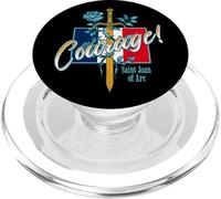 St Joan of Arc Quote Courage Catholic Saint France PopSockets PopGrip for MagSafe