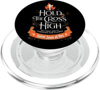 St Joan of Arc Quotes French Catholic Saints Hold the Cross PopSockets PopGrip for MagSafe