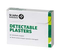 St John Ambulance Assorted Blue Detectable Plasters - Pack of 100