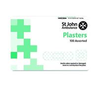 St John Ambulance Fabric Plasters Assorted - Pack of 100 Plasters
