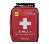 St John Ambulance Zenith Public Access Trauma (Pact) First Aid Kit with Tourni-Key | for Critical Injuries | Includes Military-Grade Wound Dressings, Tourni-Keys, and Specialist PPE