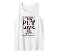 St. John of the Cross Where There is No Love Put Love Quote Tank Top
