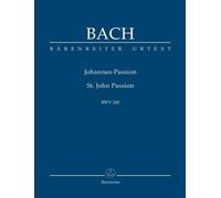 BARENREITER TASCHENPARTITUREN BACH J.S. - ST JOHN PASSION BWV 245 - STUDY SCORE Classical sheets Choral and vocal ensembles