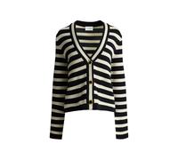St. John stripe knit cardigan - Black XS-S-M-L-XL