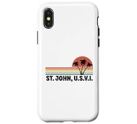 St. John usvi US Virgin Island Souvenir Vacation Reminder Case for iPhone X/XS