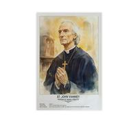 St. John Vianney,religious_beliefs Poster for Room Aesthetics Canvas Wall Art Poster And Print Unframe 12x18inch
