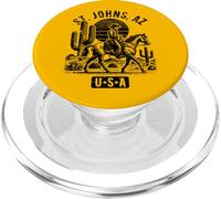 St Johns Arizona USA Cowboy Horse Vintage Style Design PopSockets PopGrip for MagSafe