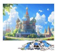 St. John's Cathedral Wooden Jigsaw Puzzles 300 Piece Adults Fun Stress Relief Education Game Toy Intellectual Game Decoration Relaxation And Intelligence 300pcs (40x28cm)
