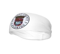 St Johns County Fl Seal Headbands Men Women Non Slip Wicking Sports Sweatband for Gym Basketball Yoga Hairbands