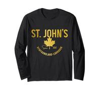 St. Johns Newfoundland Canada Souvenir Vintage Long Sleeve T-Shirt
