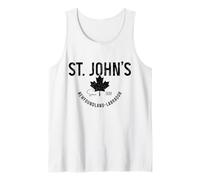 St. Johns Newfoundland Canada Souvenir Vintage Tank Top