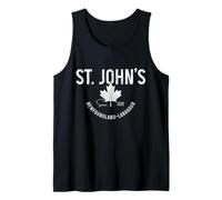 St. Johns Newfoundland Canada Souvenir Vintage Tank Top