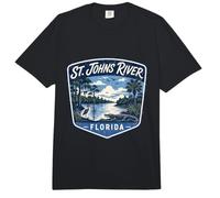 St Johns River Florida Scenic Nature Landscape Comfort Colors Adult Heavyweight T-Shirt