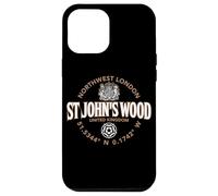 St John's Wood Northwest London Coordinates Label 2C Case for iPhone 12 Pro Max