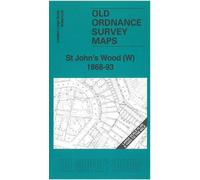 St John's Wood (W) 1868-93: London Large Scale Sheet 6.29 (Old Ordnance Survey Maps of London)