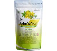 St John's Wort 1000mg - 120 Tablets | 4 Month Supply | High Strength | Vegan | Lab Tested | Allergen Free | Made in The UK - Vitaherbs