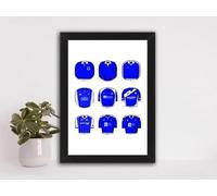 St Johnstone Classic Football Kits | A4 Print | Poster | Wall Art | Picture | Boys Gift (A4) FREE UK Delivery (7 x 5 Black Frame)