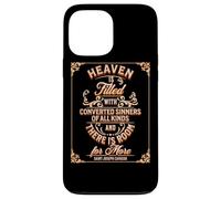 St Joseph Cafasso Heaven Sinners Room Catholic Saint Quotes Case for iPhone 13 Pro Max