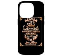St Joseph Cafasso Heaven Sinners Room Catholic Saint Quotes Case for iPhone 14 Pro
