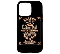 St Joseph Cafasso Heaven Sinners Room Catholic Saint Quotes Case for iPhone 15 Pro Max