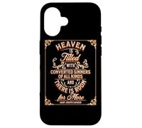 St Joseph Cafasso Heaven Sinners Room Catholic Saint Quotes Case for iPhone 16