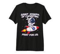 St Joseph of Cupertino Astronaut Space Catholic Saint Kids Premium T-Shirt