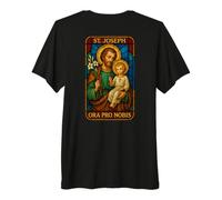 St. Joseph, Pray for us - Catholic Saint Joseph Icon Premium T-Shirt