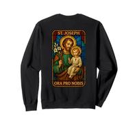 St. Joseph, pray for us - Catholic Saint Joseph Icon Sweatshirt