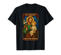 St. Joseph, Pray for us - Catholic Saint Joseph Icon T-Shirt