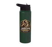 St Joseph the Worker Catholic Church Patron Saint Father Stainless Steel Insulated Water Bottle
