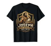 St Joseph the Worker Catholic Church Patron Saint Father Value Graphic T-Shirt