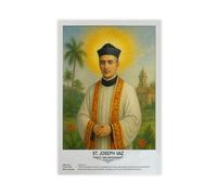 St. Joseph_Vaz,religious_beliefs Poster for Room Aesthetics Canvas Wall Art Poster And Print Unframe 16x24inch