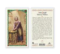 St. Joseph Worker Prayer Holy Card (HC9-037E) - Laminated